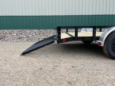 New 2027 12'x77" PJ Single Axle Channel Utility Trailer
