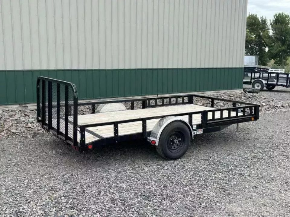 New 2027 14'x83" PJ Channel Utility Trailer - 5200lb Idler