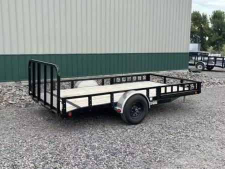New 2027 14'x83" PJ Channel Utility Trailer - 5200lb Idler