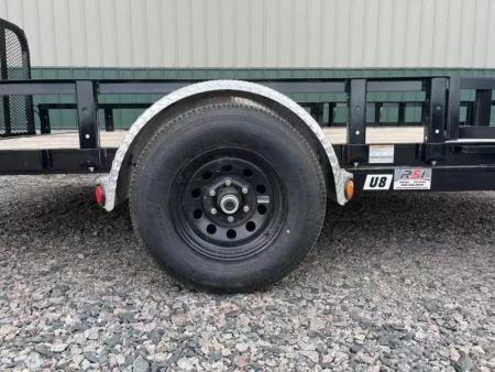 New 2027 14'x83" PJ Channel Utility Trailer - 5200lb Idler