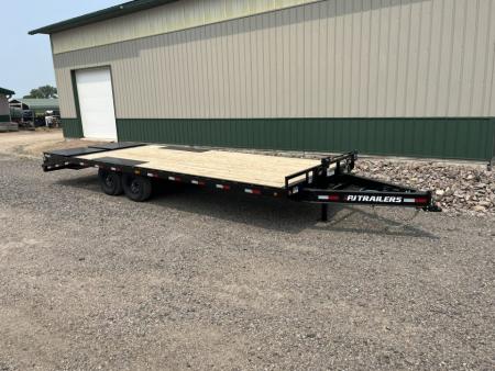 New 2027 24' x 8  16k PJ I-beam Deckover Trailer