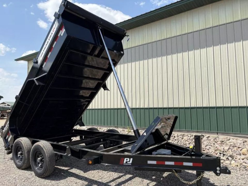 New 2027 16'x83" PJ DT1 5-Stage Telescopic Dump Trailer