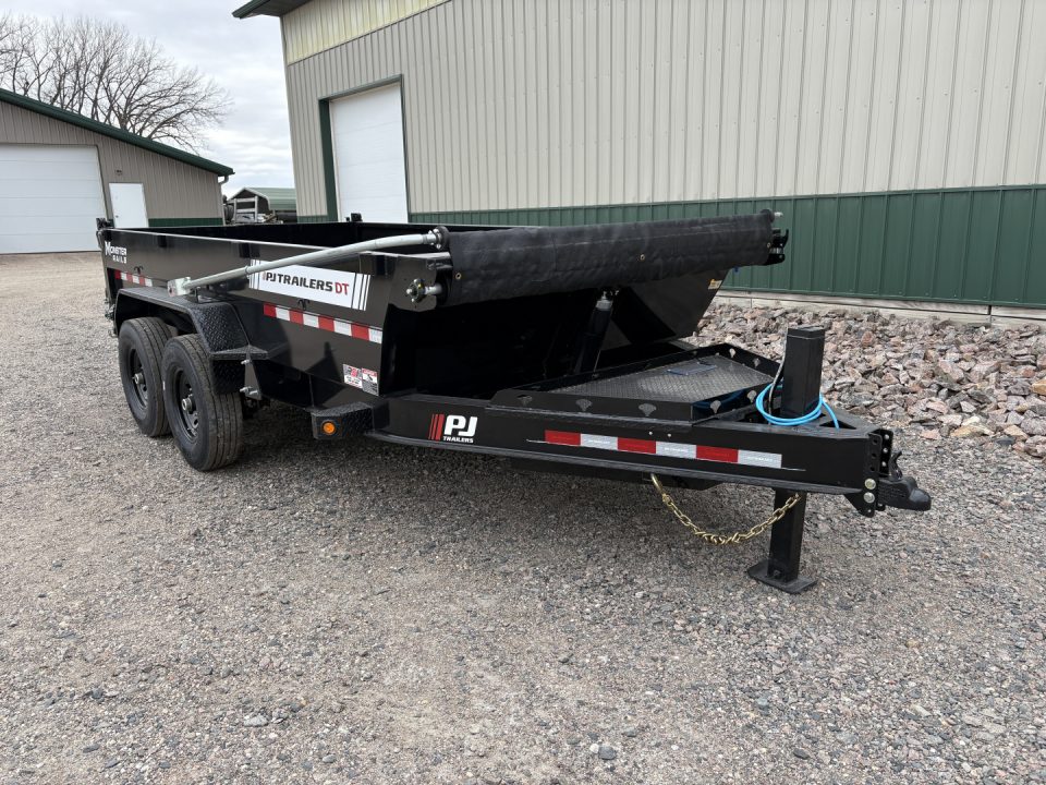 New 2027 14'x83" 14k PJ Telescopic Dump Trailer - Voyager Pkg