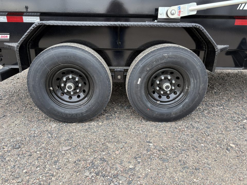 New 2027 14'x83" 14k PJ Telescopic Dump Trailer - Voyager Pkg