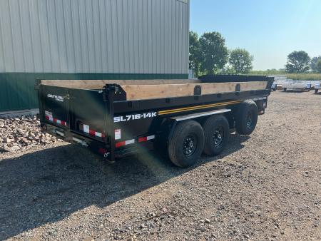 New 2026 16' Southland SL716-14K Dump Trailer