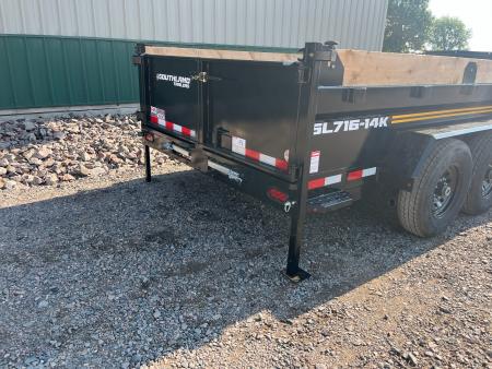 New 2026 16' Southland SL716-14K Dump Trailer