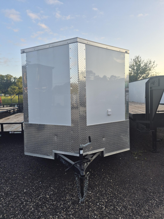 Consignment 7x14 Enclosed Cargo Trailer with A/C | 30 Amp Electrical, E-Track & Interior Lighting