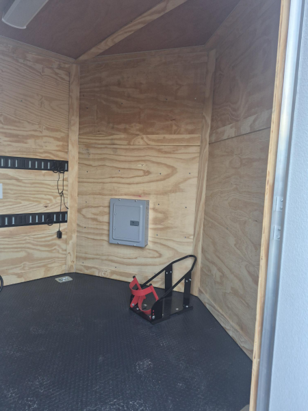 Consignment 7x14 Enclosed Cargo Trailer with A/C | 30 Amp Electrical, E-Track & Interior Lighting