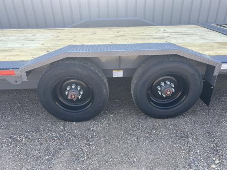 New 2026 Midsota 32' Gooseneck Hydraulic Tail Equipment Trailer