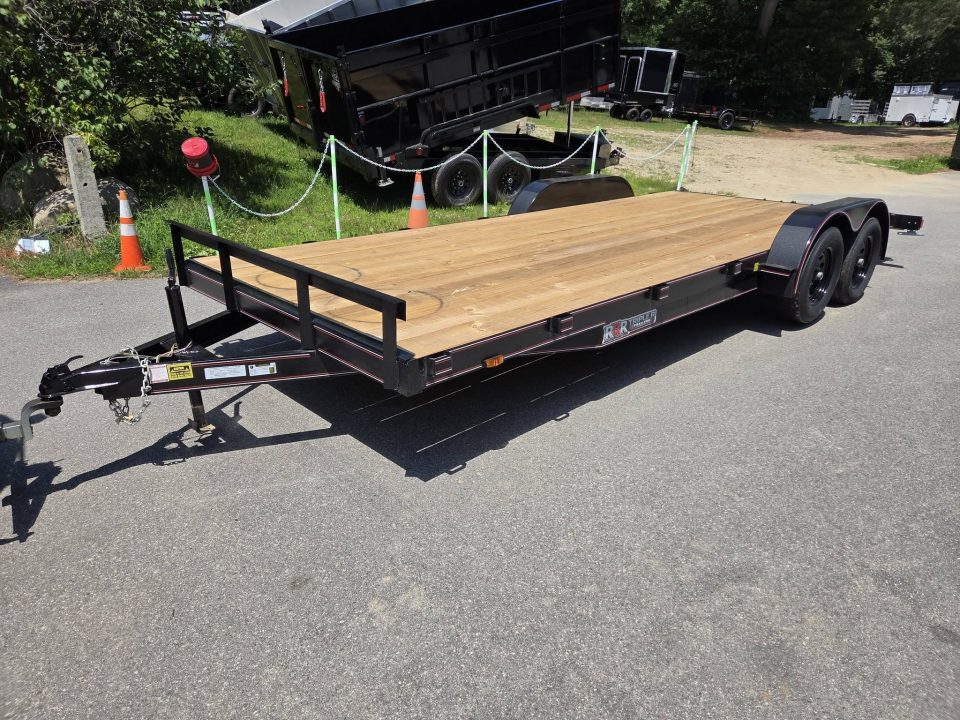 New 2026 Triple R Trailers 7x20 opener hauler flat bed 7000lb gvwr Car Hauler