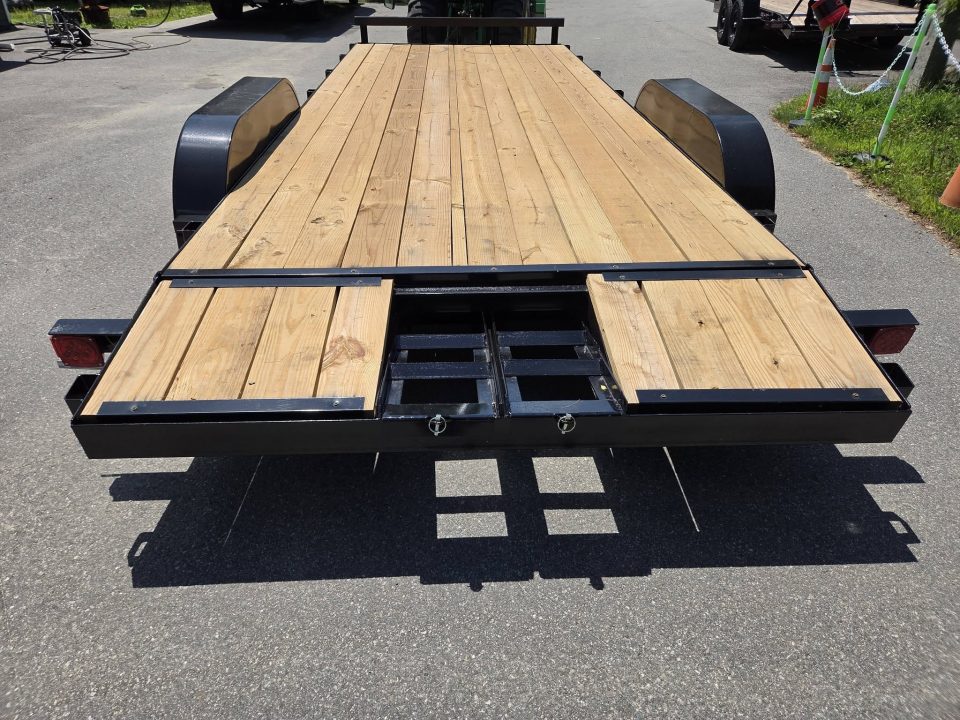New 2026 Triple R Trailers 7x20 opener hauler flat bed 7000lb gvwr Car Hauler