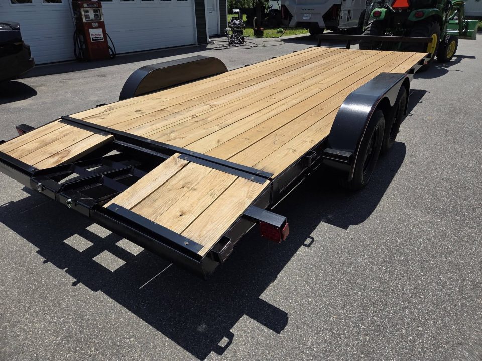 New 2026 Triple R Trailers 7x20 opener hauler flat bed 7000lb gvwr Car Hauler