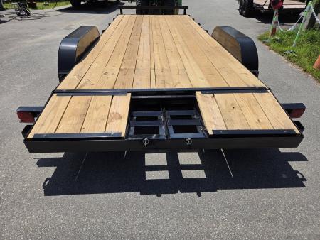 New 2026 Triple R Trailers 7x20 opener hauler flat bed 7000lb gvwr Car Hauler