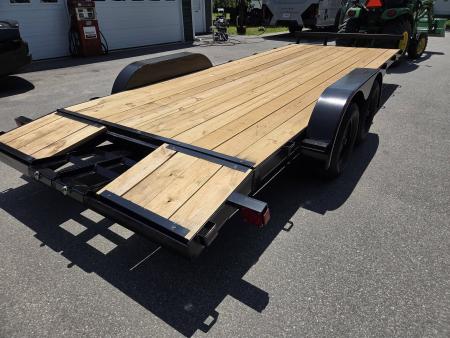 New 2026 Triple R Trailers 7x20 opener hauler flat bed 7000lb gvwr Car Hauler
