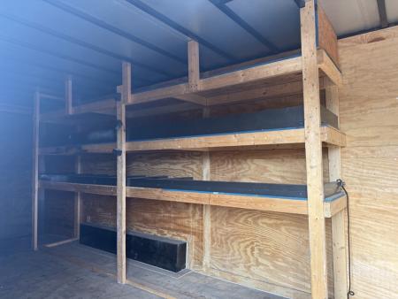 Consignment 8.5x20 Enclosed Cargo Trailer | White Blackout Package | 9,990 GVWR