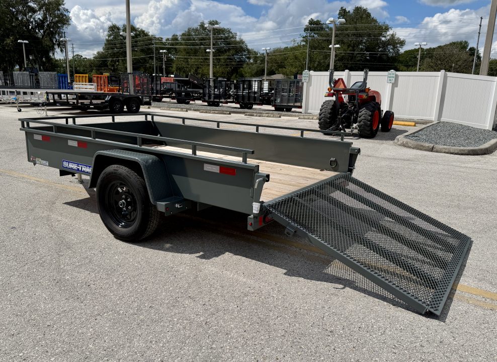 New 2026 Sure-Trac 6x10 3K Steel High Side Utility Trailer