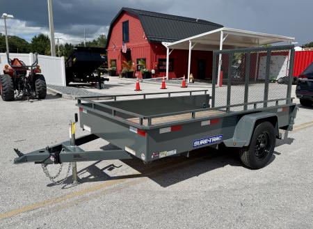 New 2026 Sure-Trac 6x10 3K Steel High Side Utility Trailer
