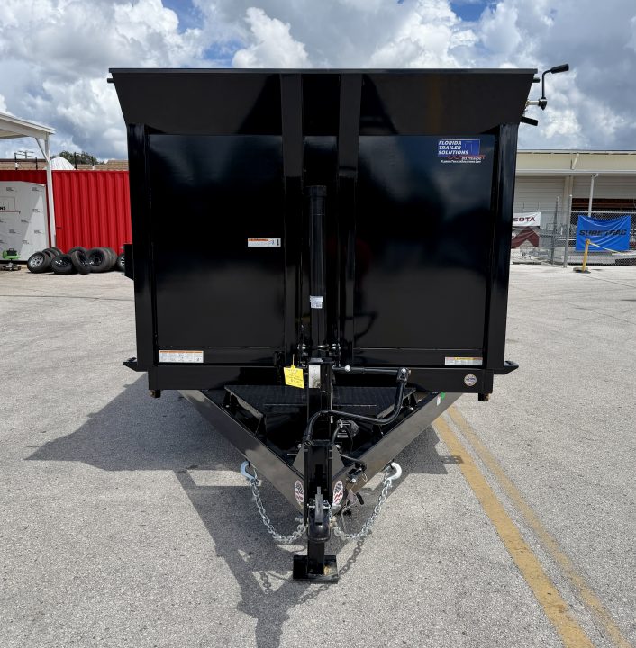 New 2026 Sure-Trac 7x14 HD Low Profile 4ft Side Telescopic Dump 14K Dump Trailer
