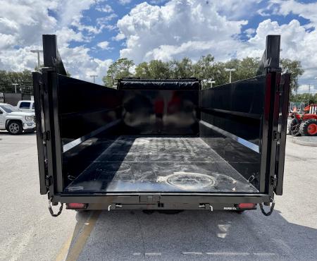 New 2026 Sure-Trac 7x14 HD Low Profile 4ft Side Telescopic Dump 14K Dump Trailer