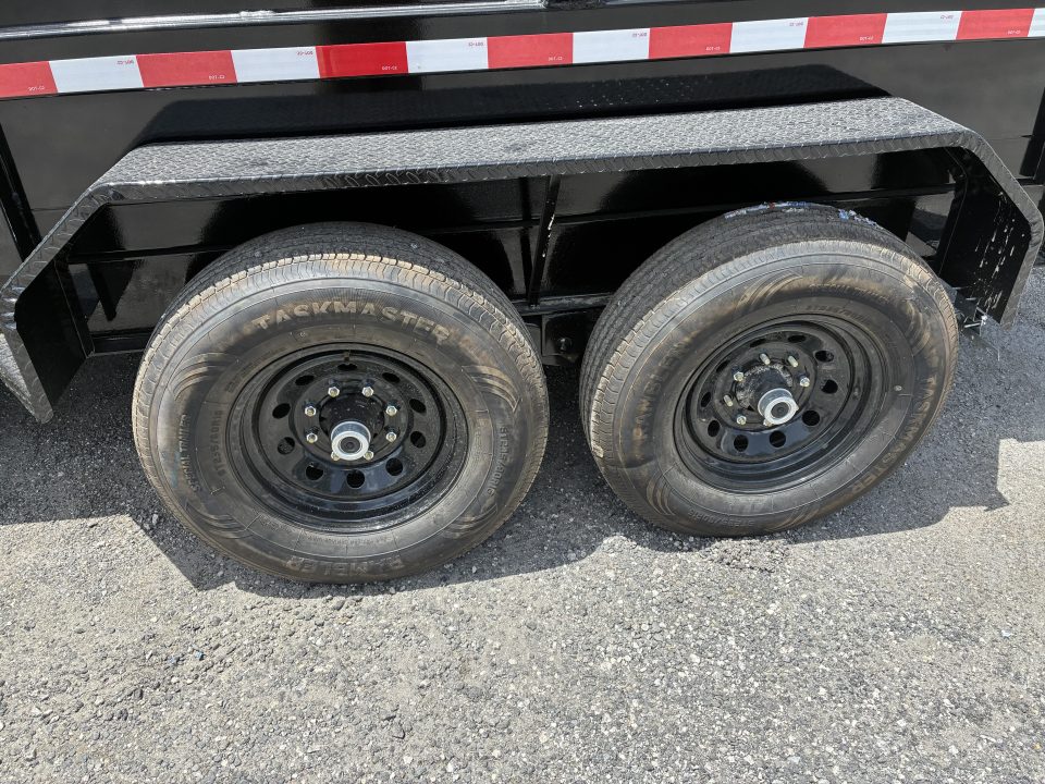 New 7x14 Dump Trailer | 14K GVWR | 4' Steel Sides | Heavy-Duty Dump Trailer