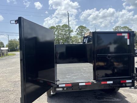New 7x14 Dump Trailer | 14K GVWR | 4' Steel Sides | Heavy-Duty Dump Trailer