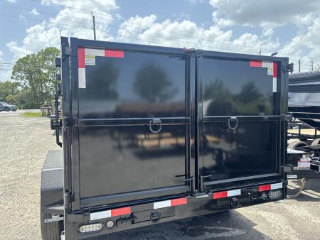 New 7x14 Dump Trailer | 14K GVWR | 4' Steel Sides | Heavy-Duty Dump Trailer