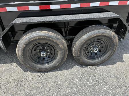 New 7x14 Dump Trailer | 14K GVWR | 4' Steel Sides | Heavy-Duty Dump Trailer
