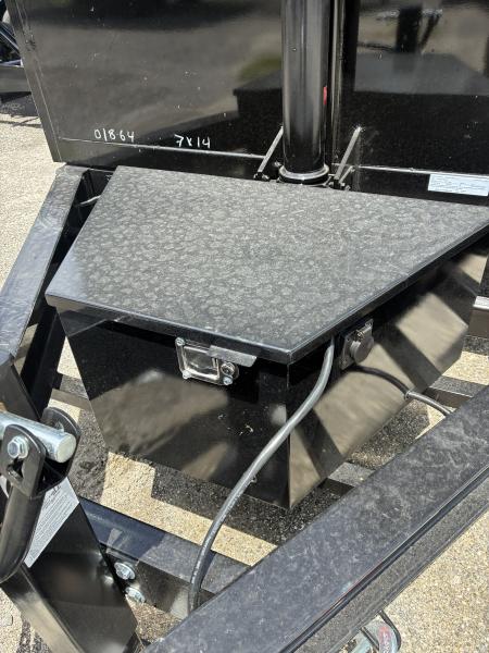 New 7x14 Dump Trailer | 14K GVWR | 4' Steel Sides | Heavy-Duty Dump Trailer