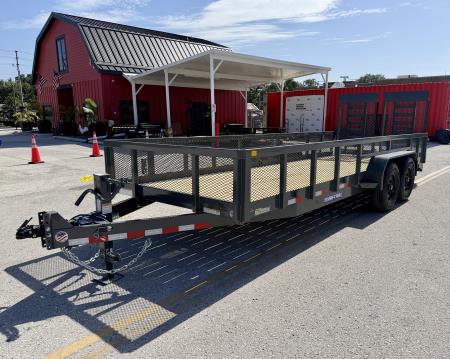 New 2026 Sure-Trac 7x20 14K Tube Top Utility Trailer