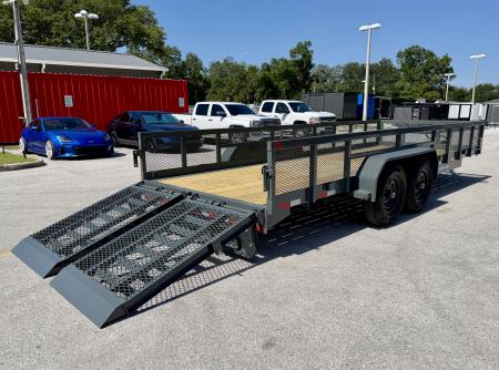 New 2026 Sure-Trac 7x20 14K Tube Top Utility Trailer