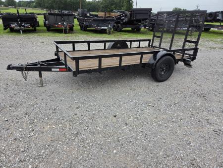 Used 2022 Stag 76X12 SINGLE 3.5K UTILITY W/4' GATE