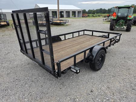 Used 2022 Stag 76X12 SINGLE 3.5K UTILITY W/4' GATE