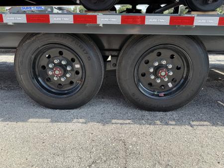 New 2026 Sure-Trac 8.5x25 (20+5) HD Low Profile Deckover Gooseneck 17.6K Deckover Trailer
