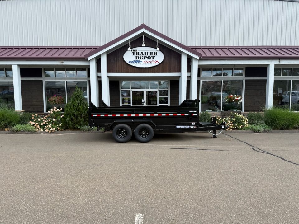 New SURE-TRAC 7' x 14' HEAVY DUTY TELESCOPIC DUMP TRAILER 14K
