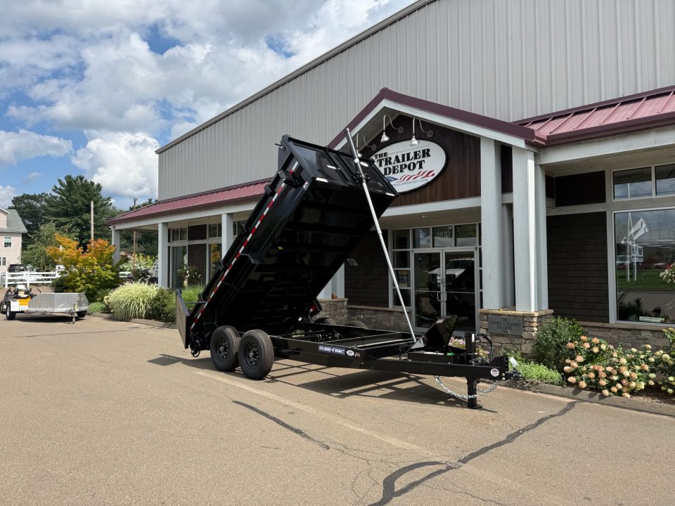 New SURE-TRAC 7' x 14' HEAVY DUTY TELESCOPIC DUMP TRAILER 14K