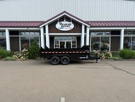 New SURE-TRAC 7' x 14' HEAVY DUTY TELESCOPIC DUMP TRAILER 14K