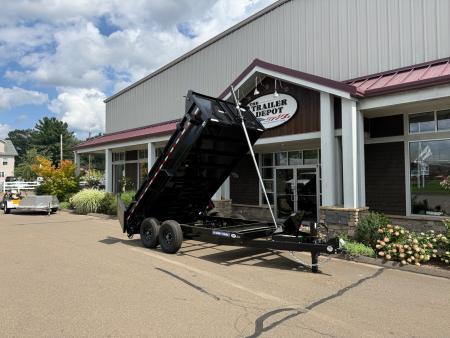 New SURE-TRAC 7' x 14' HEAVY DUTY TELESCOPIC DUMP TRAILER 14K