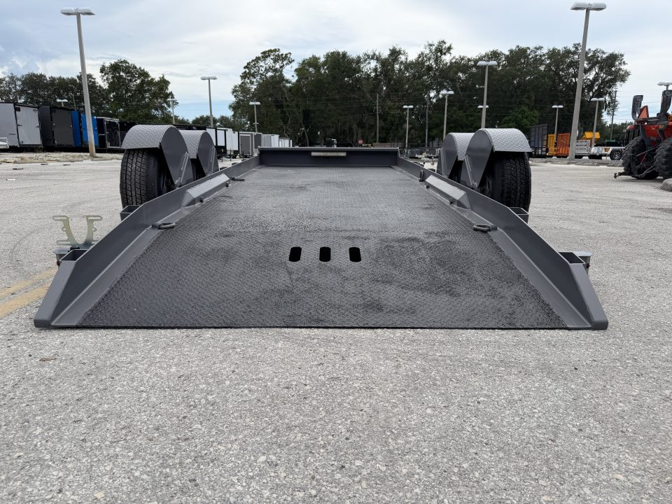 New 2026 Sure-Trac 7x18 15.4K Pro Series Drop Deck Equipment Trailer