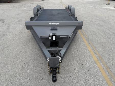New 2026 Sure-Trac 7x18 15.4K Pro Series Drop Deck Equipment Trailer
