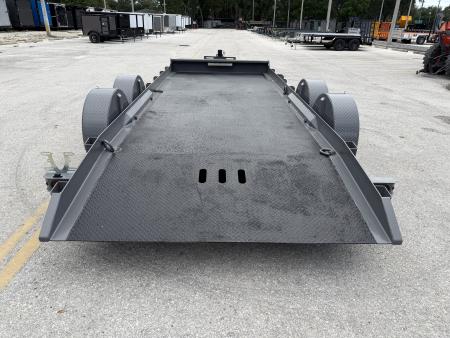 New 2026 Sure-Trac 7x18 15.4K Pro Series Drop Deck Equipment Trailer