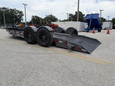 New 2026 Sure-Trac 7x18 15.4K Pro Series Drop Deck Equipment Trailer