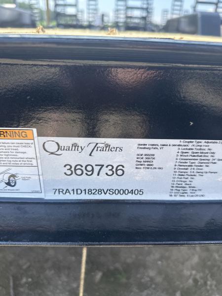 New 2027 Quality Trailers GEN-DW Equipment Trailer