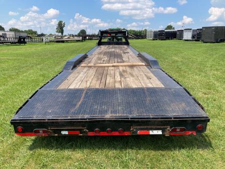 Used 2022 Load Trail 102x40 TRIPLE 21K GN W/ DRIVE OVER FENDERS, 2' DOVE & SLIDE IN RAMPS Car Hauler