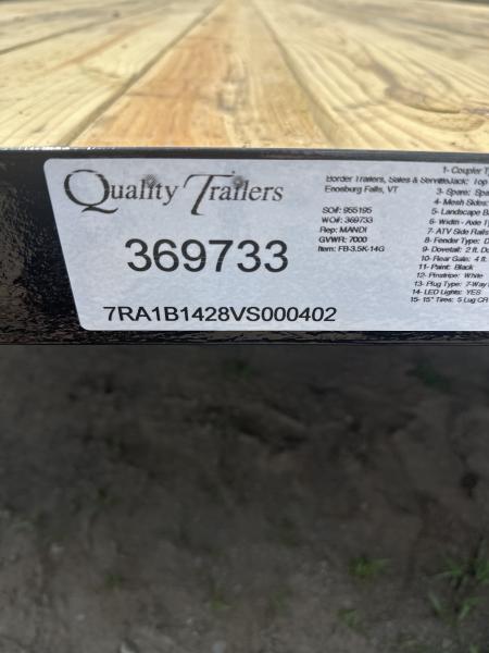 New 2027 Quality Trailers GEN-B Landscape Trailer