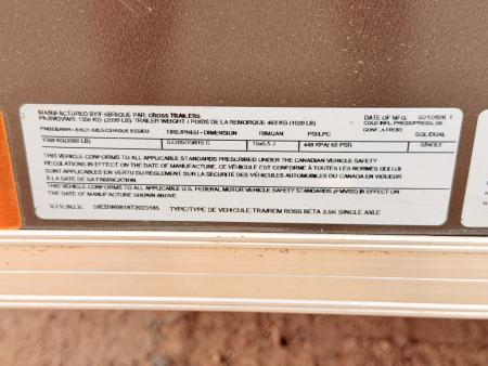 New 2026 Cross Trailers 5-8-1V Enclosed (GVWR DESC)G