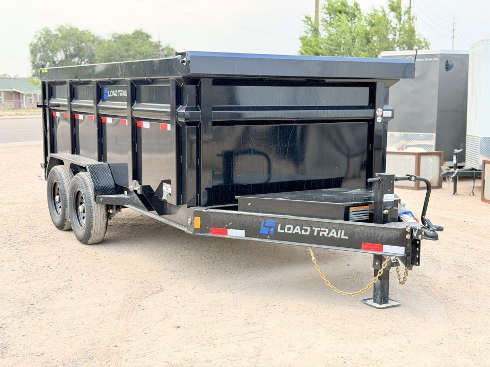 New 2026 Load Trail 7-14-4H Dump W/ 7 Gauge Floor 7K Axles