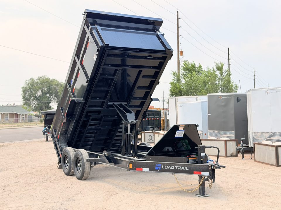 New 2026 Load Trail 7-14-4H Dump W/ 7 Gauge Floor 7K Axles