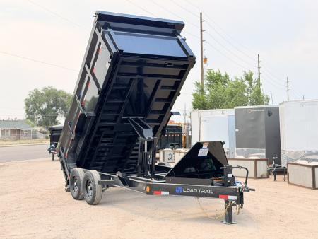 New 2026 Load Trail 7-14-4H Dump W/ 7 Gauge Floor 7K Axles