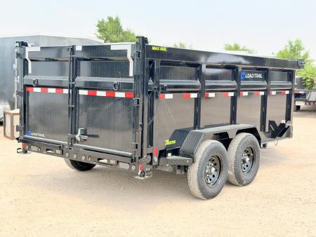 New 2026 Load Trail 7-14-4H Dump W/ 7 Gauge Floor 7K Axles