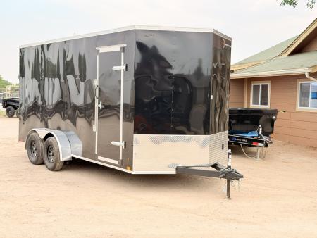 New 2026 Cross Trailers 7-16-1.5V Enclosed 7K GVWR(DESC)B